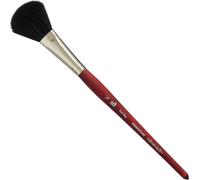 Princeton Velvetouch Artiste, Mixed-Media Brush for Acrylic, Watercolor & Oil, Series 3950 Oval Mop Luxury Synthetic, Size 3/4