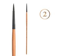 PRINCETON CATALYST, Series P6400, rotondo, misura 2, manico lungo