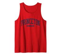 Princeton New Jersey NJ College University Style Blu Canotta