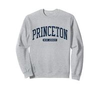 Princeton New Jersey NJ College University Style Blu Felpa
