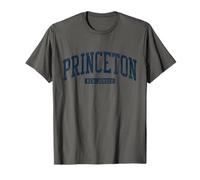 Princeton New Jersey NJ College University Style Blu Maglietta