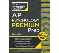 Princeton Review AP Psychology Premium Prep, 22nd Edition: 5 Practice Tests +