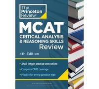 Princeton Review MCAT Critical Analysis and Reasoning Skills Review, (Tascabile)
