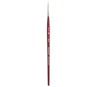 Princeton Velvetouch Artiste, Mixed-Media Brush for Acrylic, Watercolor & Oil, Series 3950 Round Luxury Synthetic, Size 18/0