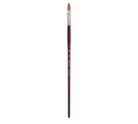 Princeton Velvetouch Filbert - Pennello a manico lungo, taglia 10, per artisti professionali, per tecnica mista, acrilico, olio
