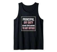 Principal off Duty Non Inviare Nessuno al Mio Ufficio Canotta