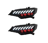 Principali Anteriori Compatibile Con Fit Per Jazz 2014 2015 2016 2017 2018 2019 2020 Fari Anteriori DRL Evil Eye Luci Di Segnalazione Dinamiche Fari Luci Di Guida(Red)