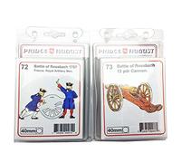 Principe Agosto Hobby Versare stampi in gomma - Battaglia di Roßbach - Occupazione di artiglieria prussiana e cannone - scala 40 mm. PA72 e PA73.