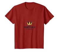 Principe Azzurro Fiaba Materiale Corona Magia Maglietta, Bambini, Mirtillo Rosso, 12 Anni