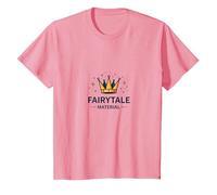 Principe Azzurro Fiaba Materiale Corona Magia Maglietta, Bambini, Rosa, 12 Anni