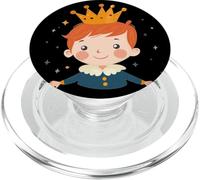 Principe con corona per un fascino senza tempo e maestoso PopSockets PopGrip per MagSafe