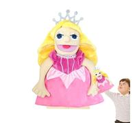 Principe Marionetta, Marionetta in carriera, Burattino a mano di peluche ripiene da cowboy cameriere principessa principe, Giocattolo di gioco di ruolo dei cartoni animati per la prima