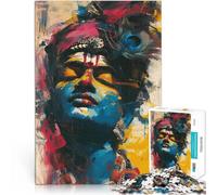 Principe umano Puzzle da 1000 pezzi per adulti Giocattoli che creano dipendenza e sfidano l'intelligenza del cervello con poster abbinato e foglio di quiz 38x26cm