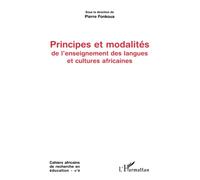 Principes et modalités de l'enseignement des langues et cultures africaines: 8