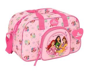 PRINCIPESAS DISNEY - Borsa sportiva, zaino ideale per bambini di diverse età, comoda e versatile, qualità e resistenza, 40 x 23 x 24 cm