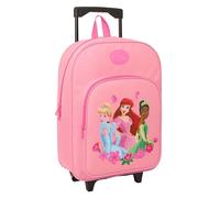PRINCIPESAS - Zaino per bambini con carrello compatto, ideale per bambini di diverse età, comodo e versatile, qualità e resistenza, 33 x 43 x 15 cm