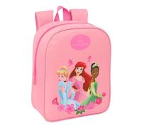 PRINCIPESAS - Zaino per bambini, zaino per la scuola, adattabile al carrello, ideale per l'asilo, comodo e versatile, qualità e resistenza, 22 x 10 x 27 cm