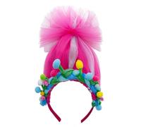 Principessa Alta Coda di cavallo Fasce Cosplay Tulle Copricapo Fasce per capelli Principessa Trucco Lavaggio Viso Fasce per capelli Festa di Compleanno Fotografia