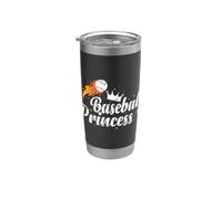 Principessa Baseball Bicchiere termico in acciaio inox doppia parete