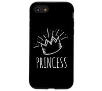 Principessa - Con Carino Tiara Corona Signora Custodia per iPhone SE (2020) / 7 / 8