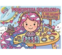 PRINCIPESSA DEI COLORI: IL MIO SALONE DI BELLEZZA: Libro da colorare per bambine, con unghie, trucco, glitter e tanto altro!