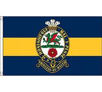 - Principessa di Galles Royal Regiment of the British Army Flag 3' x 5' - PWRR Tigers bandiere 90 x 150 cm - Banner 0,9x1,5 m - Drapeau Régiment royal de la Princesse de Galles
