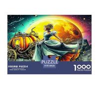 Principessa di Halloween Puzzle 1000 Pezzi Jigsaw Puzzle Per Adolescenti E Bambini, Giochi Stimolanti Per Tutta La Famiglia 38x26cm/1000pcs