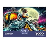 Principessa di Halloween Puzzle Da 1000 Pezzi Per Adulti E Bambini - Puzzle Ad Alta Difficoltà,Giochi Stimolanti Per Tutta La Famiglia 52x38cm/1000pcs