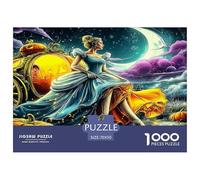 Principessa di Halloween Puzzle Da 1000 Pezzi Per Adulti E Bambini - Puzzle Ad Alta Difficoltà,Giochi Stimolanti Per Tutta La Famiglia 70x50cm/1000pcs