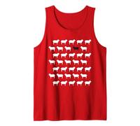 Principessa Diana Black White Sheep - Rosso & Altri Colori Canotta