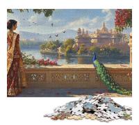 Principessa indiana Jigsaw Puzzle in Legnos 500 Pezzi Adulto Per Gioco Familiare Decorazione Interna Unica Regalo Per Amore E Amico Divertimento Gioco Stress Relief 500pcs (52x38cm)