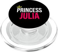 Principessa Julia Ragazze Donne Rosa Bianco Nero Design PopSockets PopGrip per MagSafe