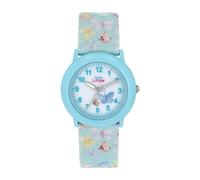 Principessa Lillifee - Da Ragazza Quarzo Orologio da polso - Lega Cassa - Tessuto Cinturino in multicolore - Impermeabile 3 Bar - Design a farfalla