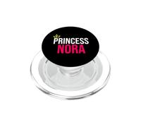 Principessa Nora Ragazze Donne Rosa Bianco Nero Design PopSockets PopGrip per MagSafe
