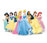Principessa Poster Grande Stampa Bambina Cameretta Muro Art Decoro Cartoon A4 A2