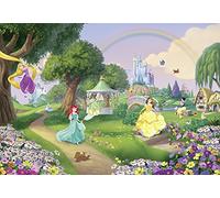 Principessa Rainbow - Carta da parati per cameretta dei bambini, dimensioni: 368 x 254 cm