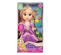Jakks Pacific 224946 Disney Princess Rapunzel cantante da 38cm e Pascal con abit