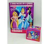 Principesse Born To Explore Disney Album + Box 50 bustine figurine Panini