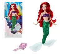 PRINCIPESSE DISNEY ARIEL LA SIRENETTA CON SPAZZOLA - BAMBOLA SNODABILE