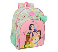 Principesse Disney BLOOM - Zaino scuola per bambini, zaino per bambini, zaino per bambini, adattabile a carrozzina, ideale per bambini in età scolastica, comodo e versatile, qualità e resistenza, 33 x