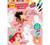 Principesse Disney. Mini staccattacca & colora. Con adesivi. Ediz. a colori