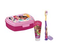 PRINCIPESSE DISNEY REGALO BAMBINE PORTAMERENDA CON SPAZZOLINO E DENTIFRICIO