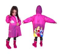 Principesse Giacca Para pioggia Impermeabile da 3-8anni Mantella Rosa Poncho