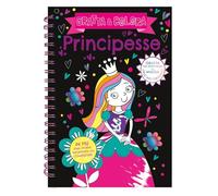 Principesse. Gratta e colora. Ediz. a colori. Ediz. a spirale. Con matita di legno
