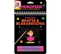 Principesse. Gratta e scarabocchia. Ediz. a colori. Con matita di legno