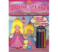 Principesse. Trendy model. La mia valigetta colora e gioca. Con adesivi. Con gadget