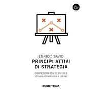Principi attivi di strategia. Confezione da 12 pillole (di varia dimensione e colore)