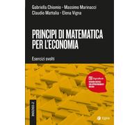 PRINCIPI DI MATEMATICA PER L'ECONOMIA - 2025 - EGEA