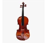 Principiante Acero Acoustic Violin 4/4 Full Size Fiori Scolpiti A Mano Art Violino W/Scala Caso Di Riposo Arco Per Corde violino principianti