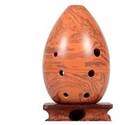 Principiante Adulto A Forma Di Pera A Otto Fori Che Pratica La Ceramica Xun Giocando Con Il Modello Grande Chiave C Xun Ocarina Etnica Autodidatta